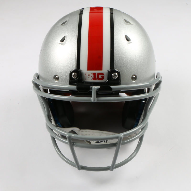 authentic ohio state football helmet Justin Fields Signed Full Size Helmet Authentic Ohio State Buckeyes Be – More Than Sports
