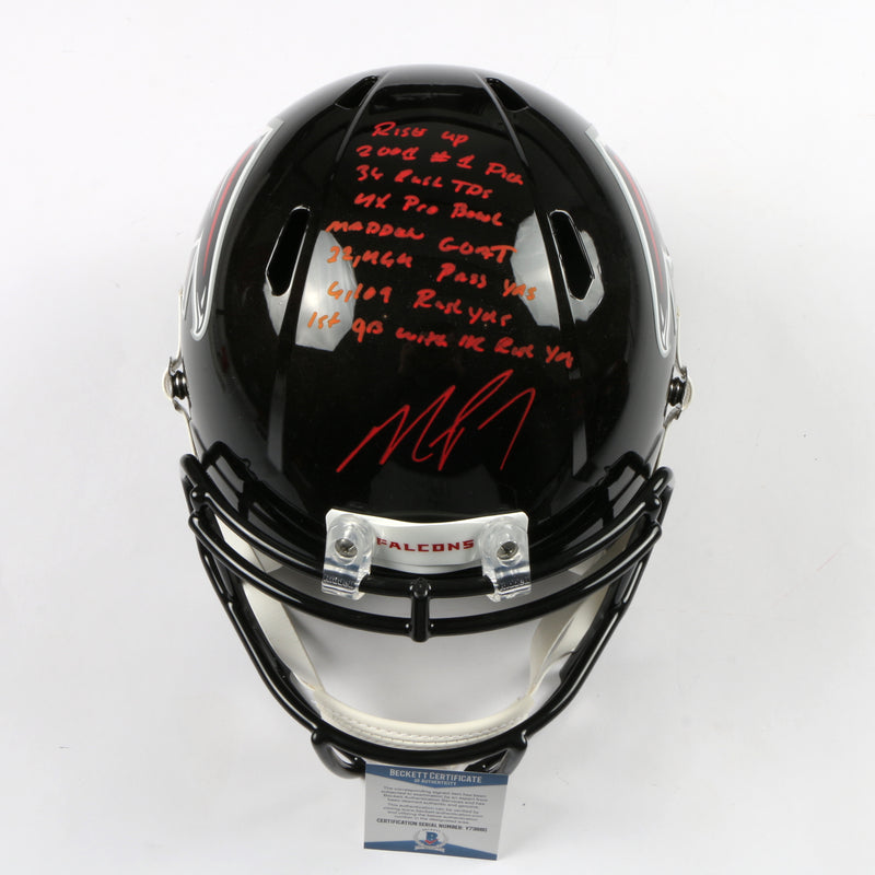 Michael Vick Signed Full Size Helmet Replica Atlanta Falcons