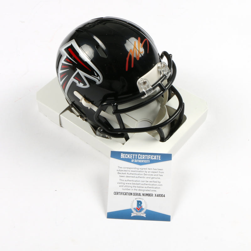 Michael Vick Signed Speed Mini Helmet Atlanta Falcons