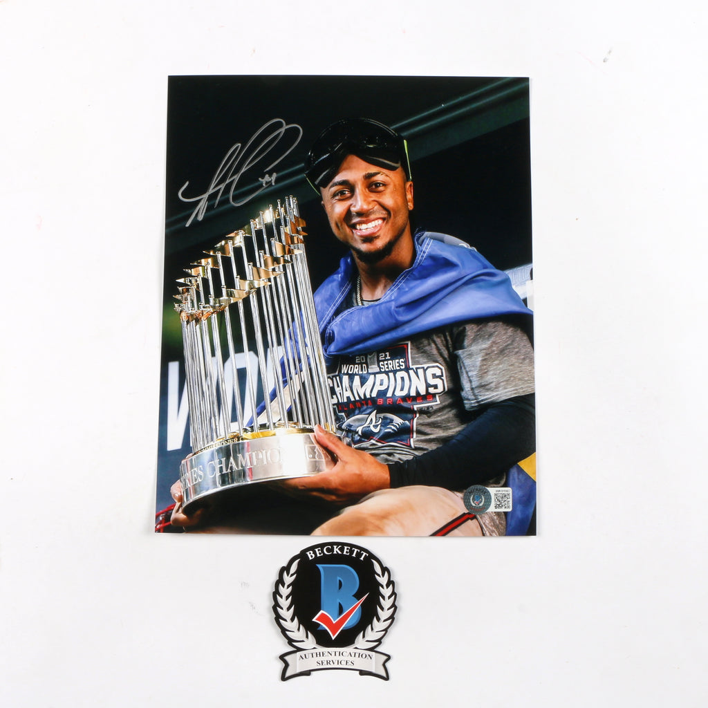 Ozzie Albies Signed 8x10 Photo World Series Atlanta Braves – More