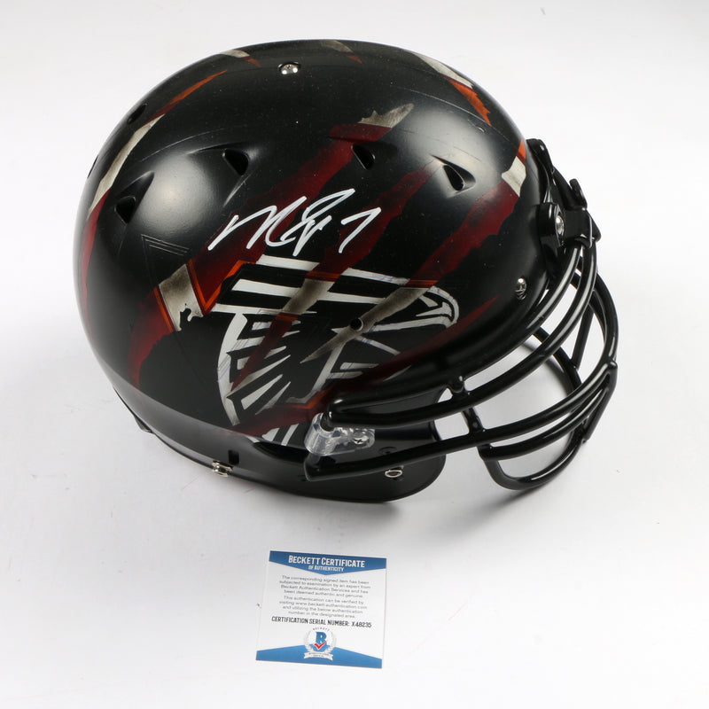 Michael Vick Signed Full Size Helmet Hand Painted