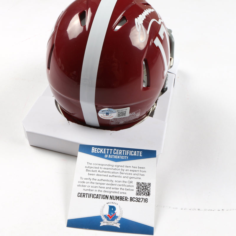 Jermaine Burton Signed Speed Mini Helmet Alabama – More Than Sports Jermaine Burton Signed Speed Mini Helmet Alabama – More Than Sports