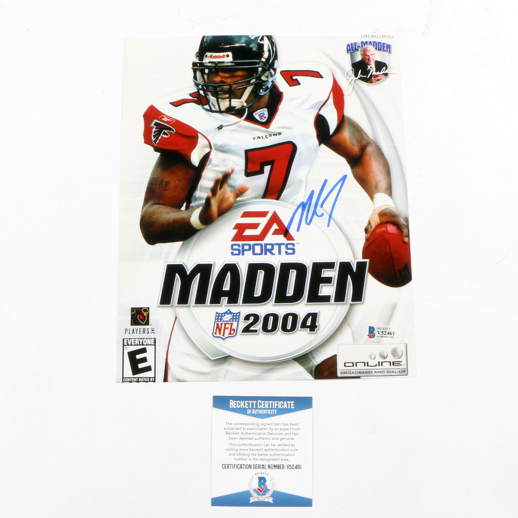 Michael Vick Signed 8x10 Madden Cover Atlanta Falcons