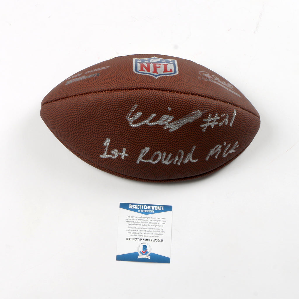 Eric Stokes Signed Football Duke Replica Green Bay Packers Beckett