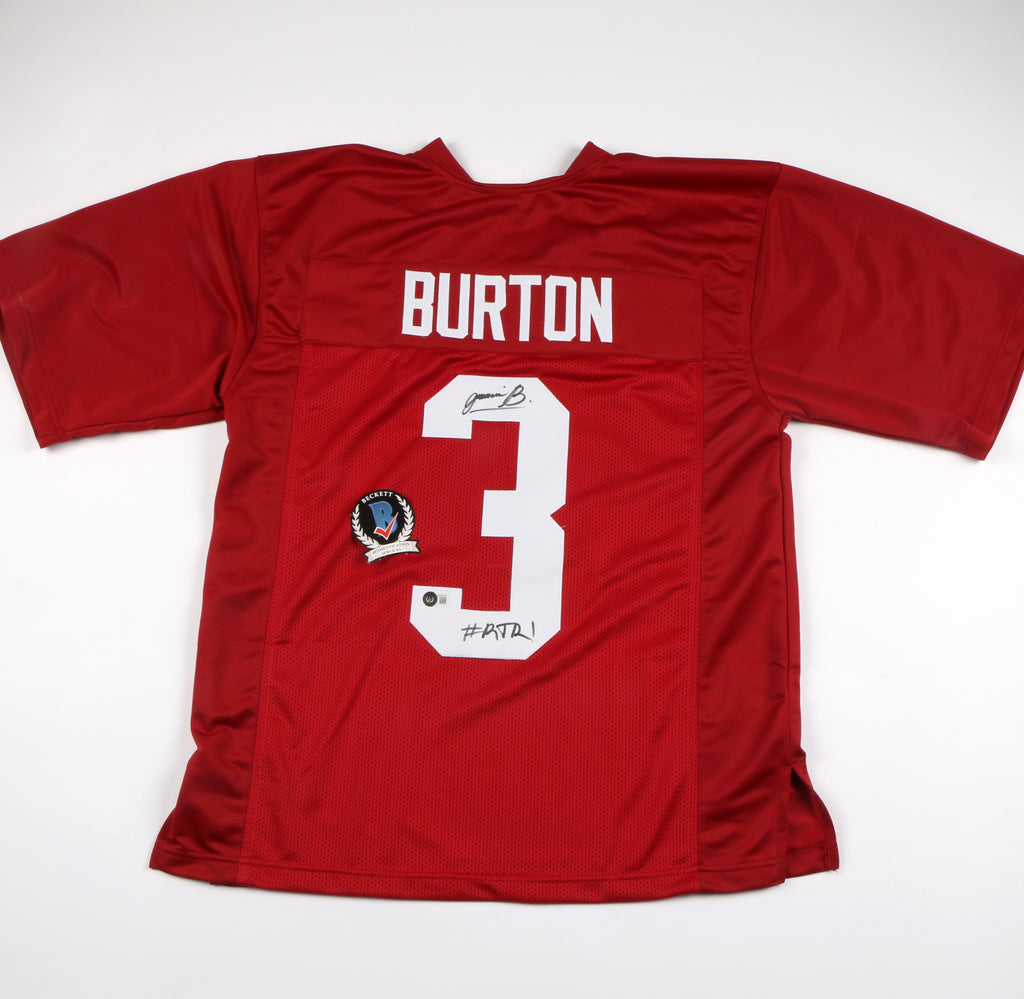 Jermaine Burton Signed Jersey Alabama Crimson Tide