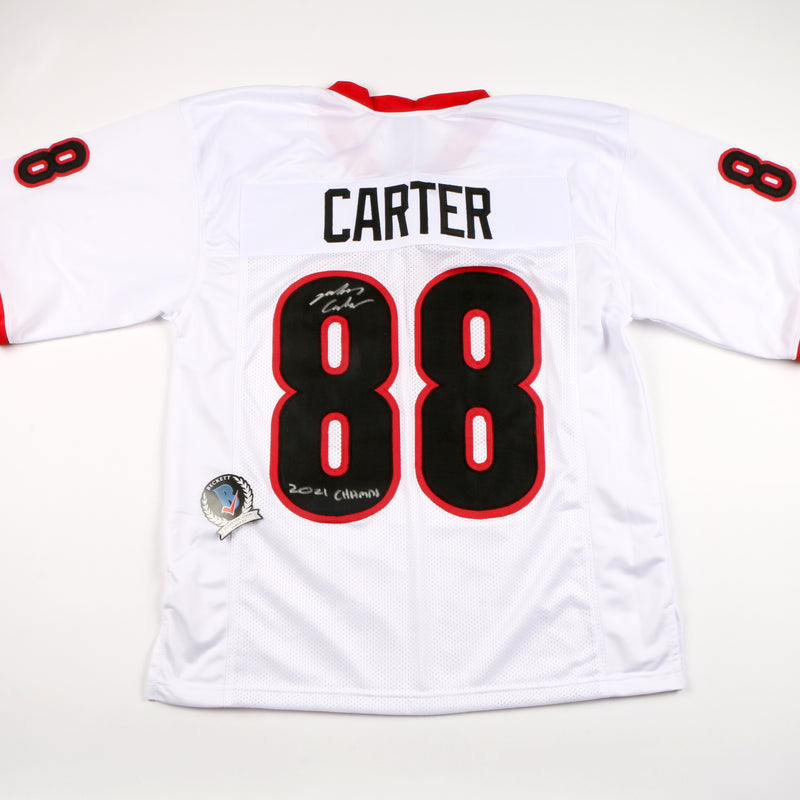 Jalen Carter Signed Jersey Georgia Bulldogs National Champions