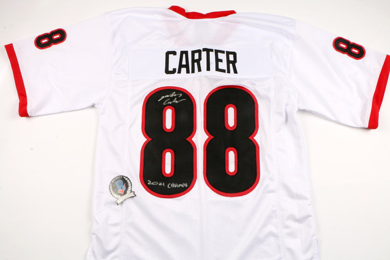 Jalen Carter Signed Jersey Georgia Bulldogs National Champions