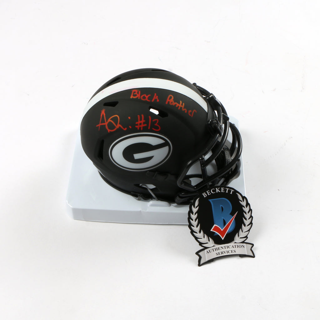 Azeez Ojulari Signed Mini Helmet Eclipse Georgia Bulldogs Inscribed