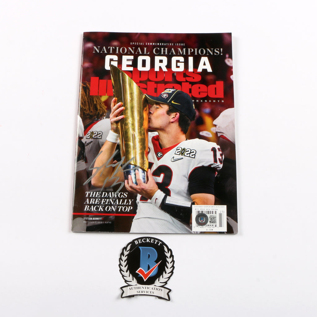Stetson Bennett Signed Sports Illustrated National Championship Edition