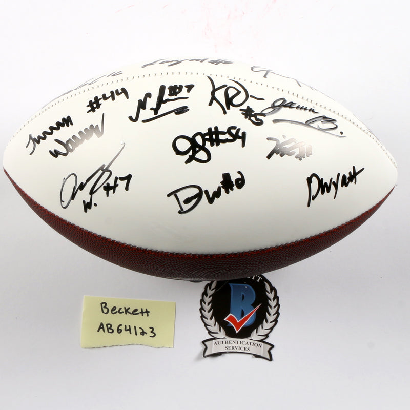 2021 National Champs Team Signed National Championship Football Bowers Walker Stetson Ringo Pickens Georgia Bulldogs BAS AB64123