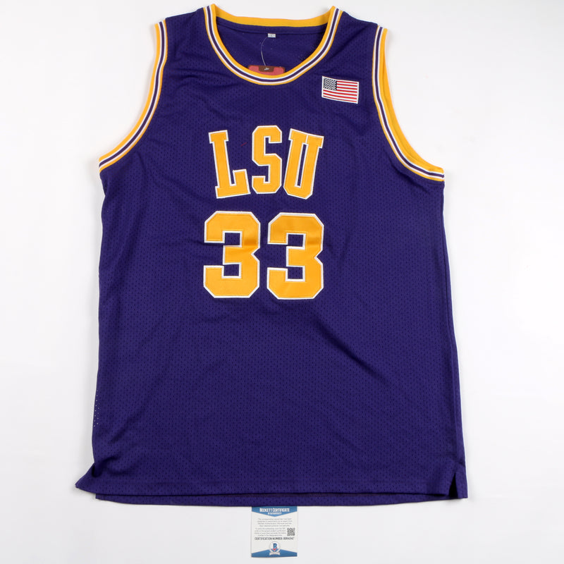 Shaq Signed Jersey LSU Tigers BAS Shaquille O'neil Auto Jersey Beckett