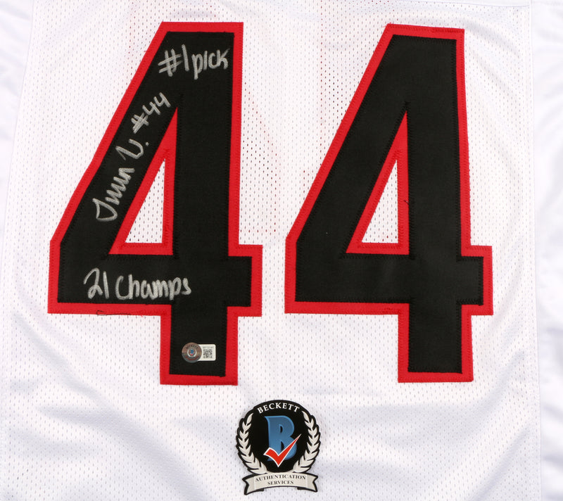 Travon Walker Signed Jersey White Custom Georgia Bulldogs