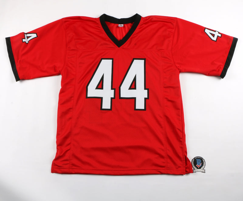 Travon Walker Signed Jersey Custom Red Georgia Bulldogs