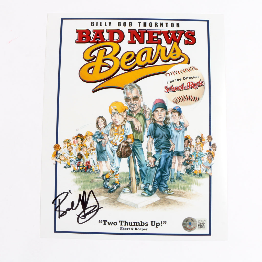 Billy Bob Thornton Signed 8x10 Bad News Bears