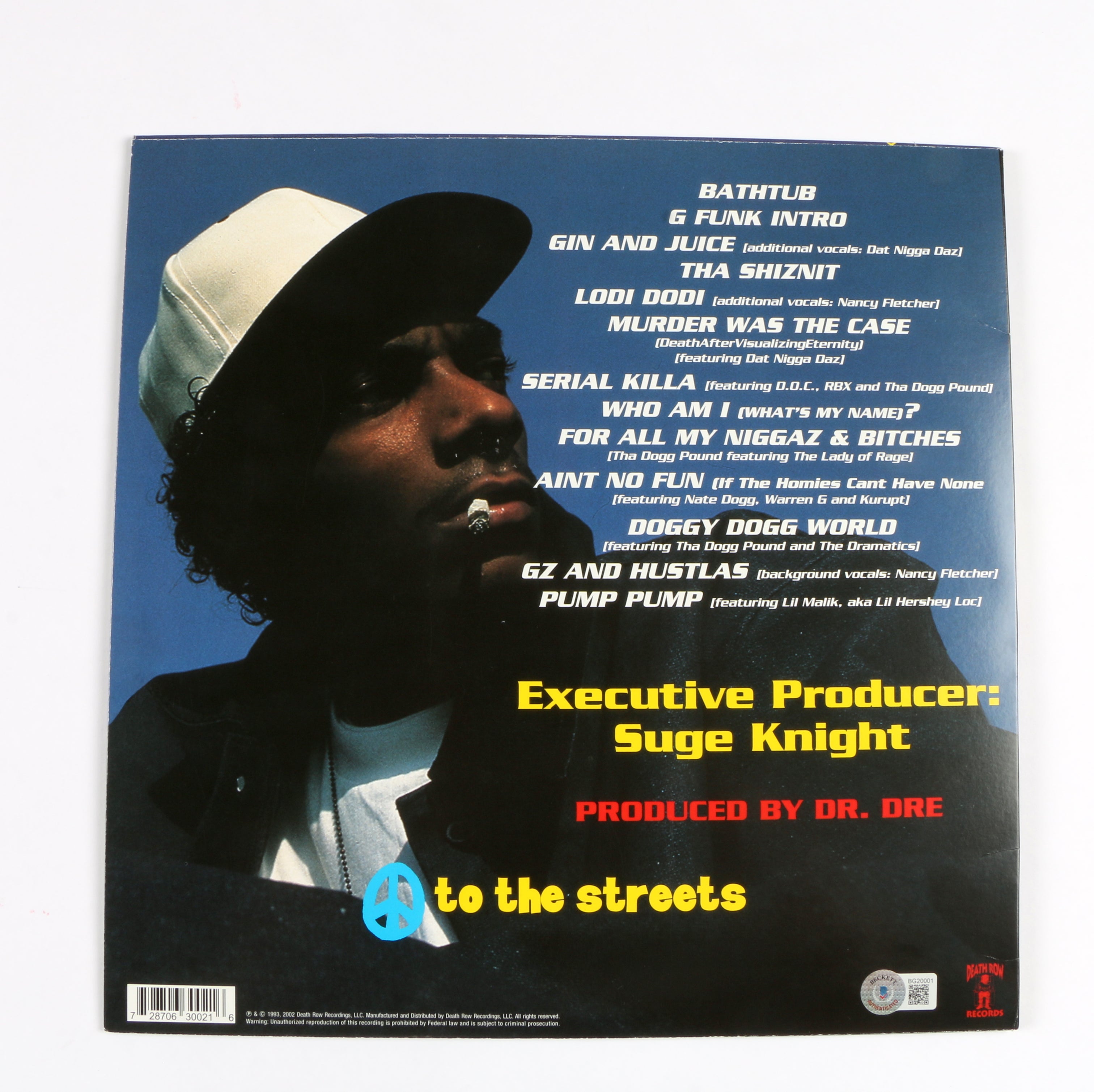 Snoop Dogg Signed Doggystyle Vinyl Cover – More Than Sports