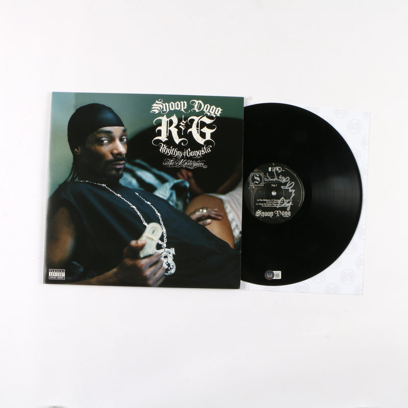 Snoop Dogg Signed Rhythm & Gangsta Vinyl Disc with Cover