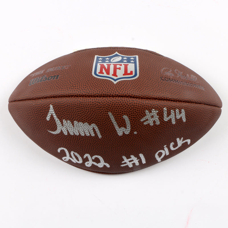 Travon Walker Signed NFL Duke Football Replica Jacksonville Jaguars #1 Pick BAS