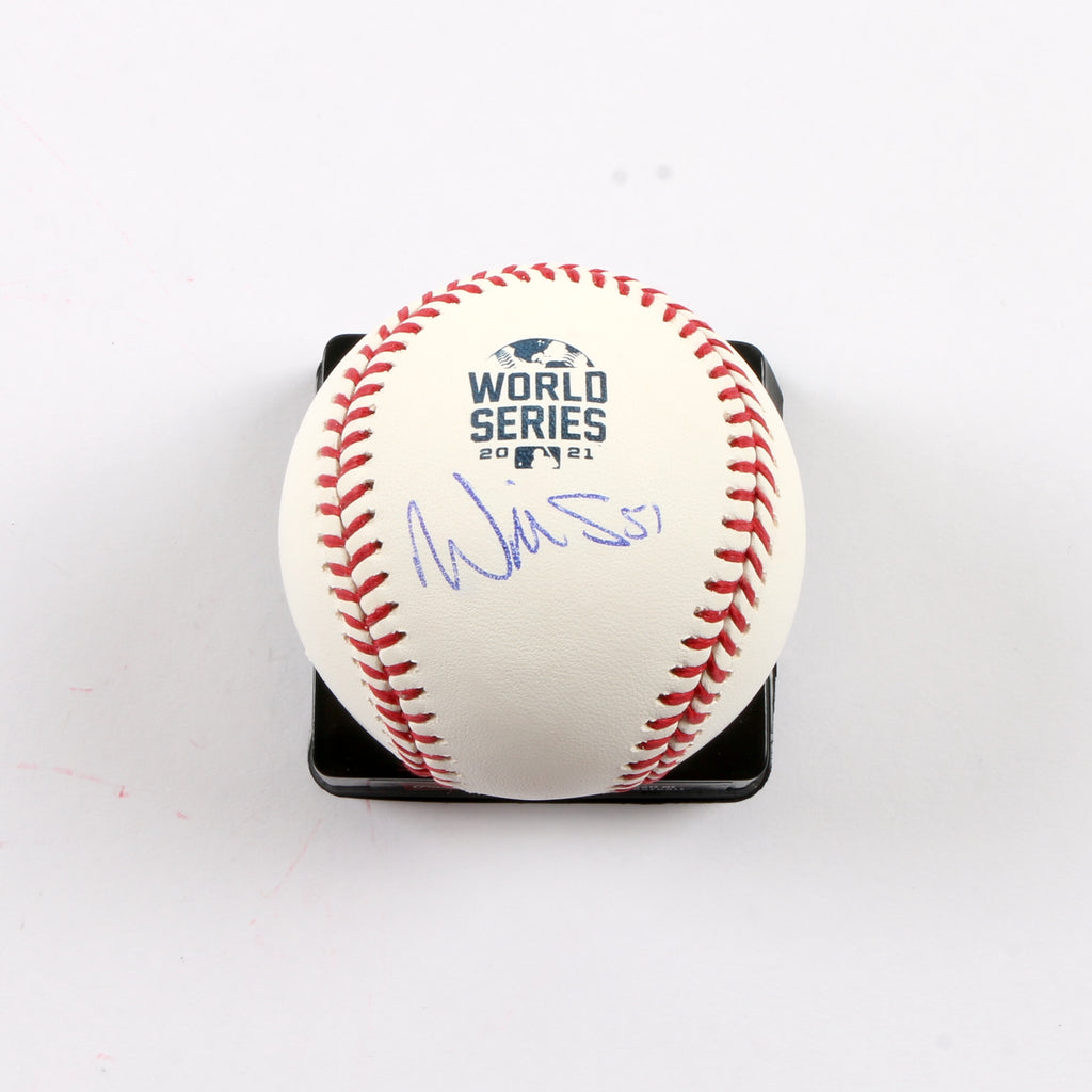 Will Smith Signed Official 2021 World Series Baseball Atlanta Braves