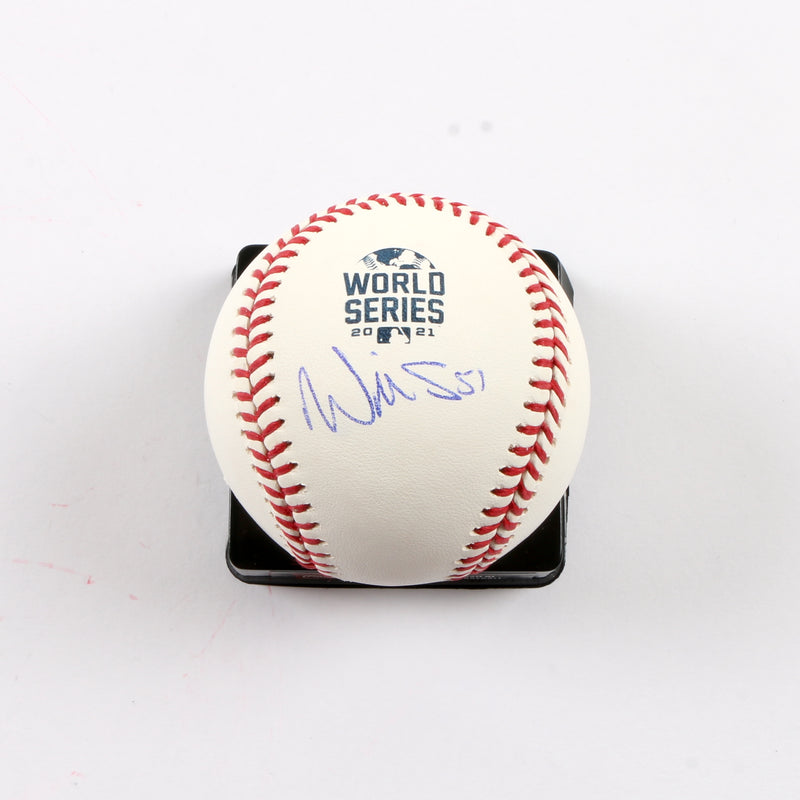Will Smith Signed Official 2021 World Series Baseball Atlanta Braves