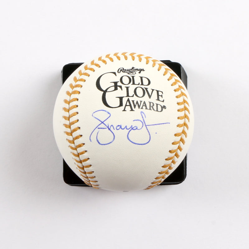 Andruw Jones Signed Gold Glove Baseball
