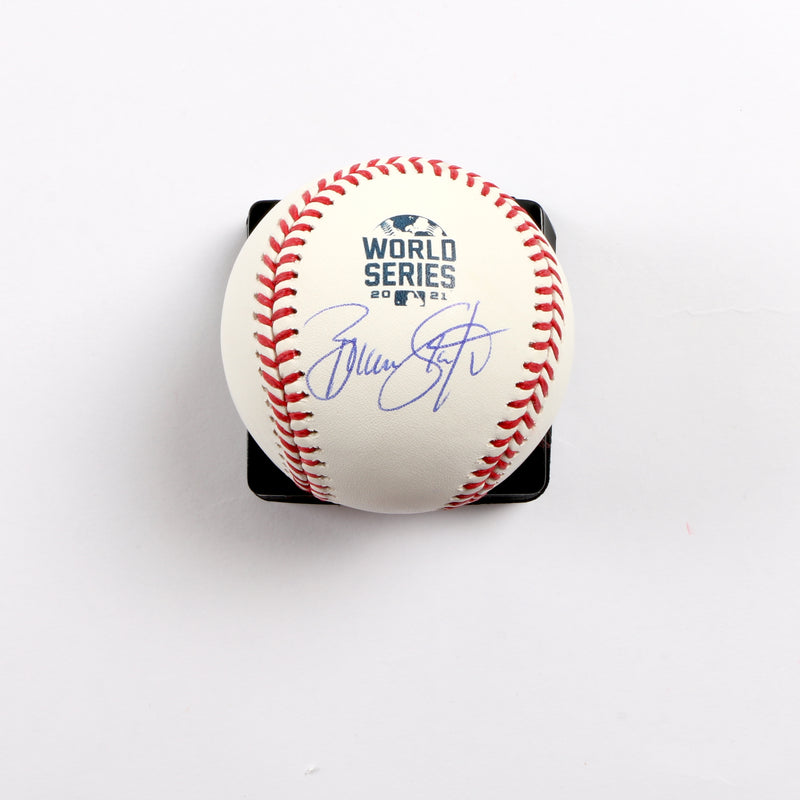 Brian Snitker Signed 2021 World Series Baseball Atlanta Braves