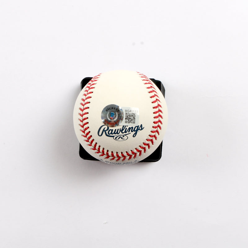 Brian Snitker Signed 2021 World Series Baseball Atlanta Braves