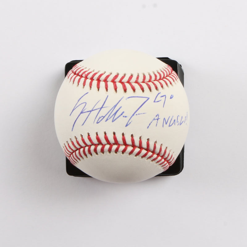 Jo Adell Signed OMLB Los Angeles Angels Go Angels