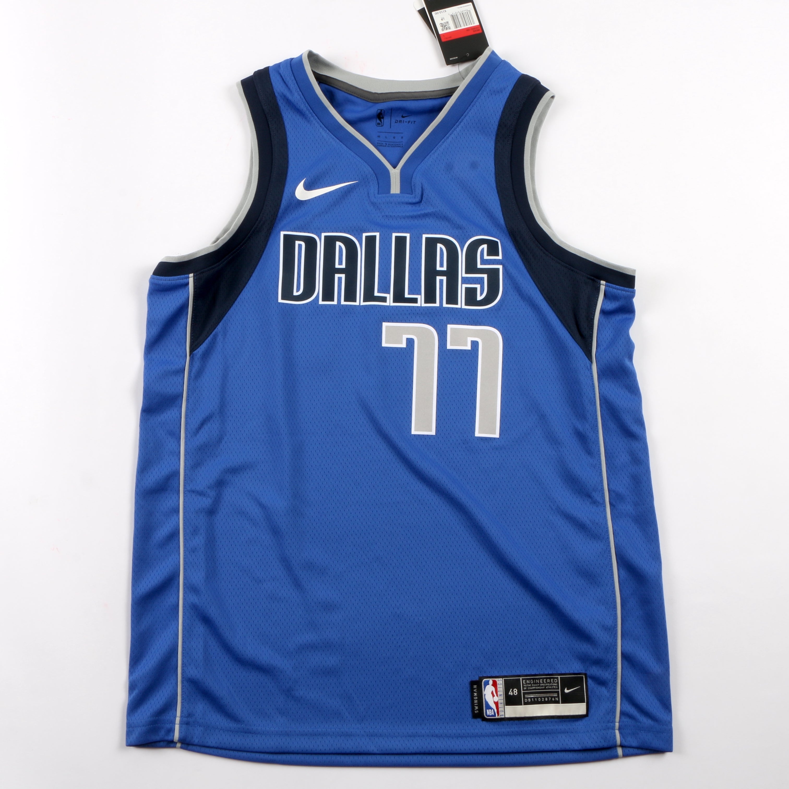 ゆ*と様 激レア 刺繍‼️ NBAユニフォーム Dallas Mavs Luka Dallas Mavericks Luka Doncic Baby NBA Player Replica BLUE