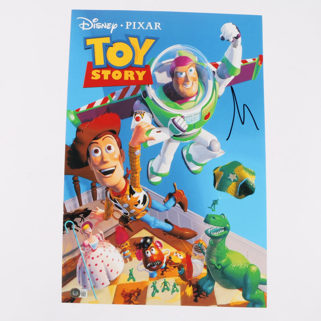 Tim Allen Signed Buzz Light Year Toy Story 12x18 Movie Poster