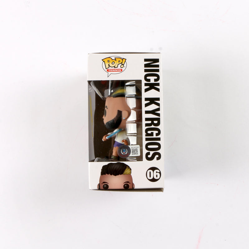 Nick Kyrgios Signed Funko Pop Tennis Star Beckett