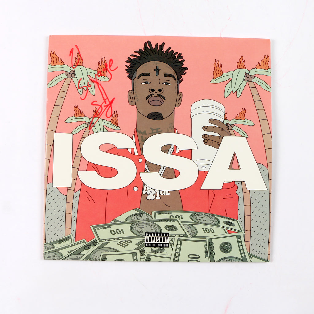 21 Savage Signed Issa Vinyl (Red Ink)