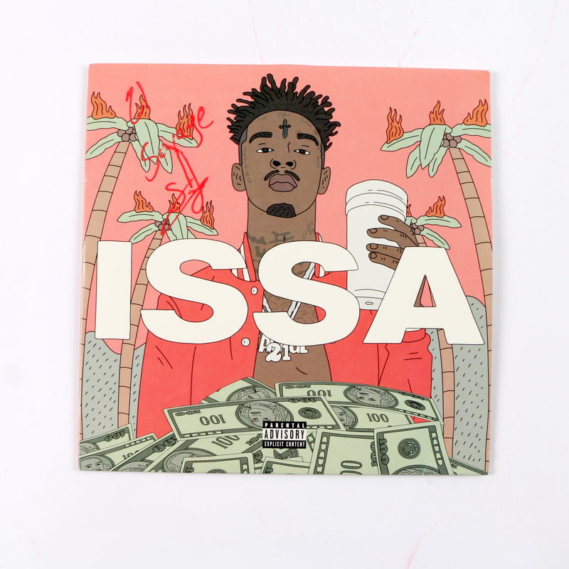 21 Savage Signed Issa Vinyl (Red Ink)