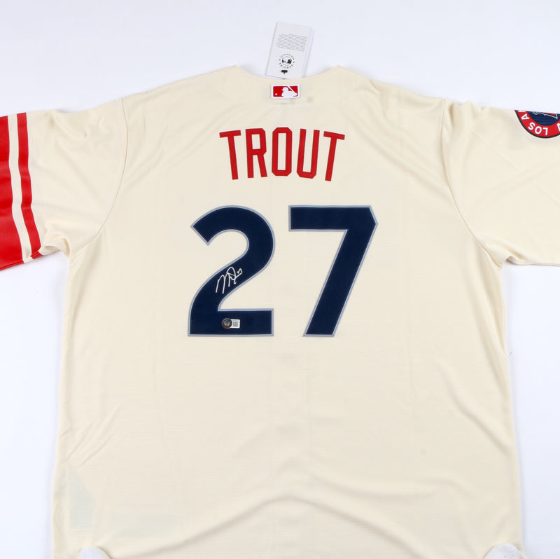 Mike Trout Signed Jersey Los Angeles Angels City Connect – More