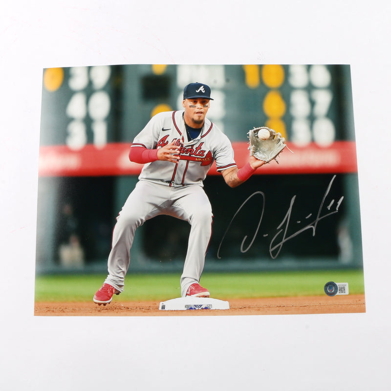 Orlando Arcia Signed Photo 11x14 Atlanta Braves BAS Witness