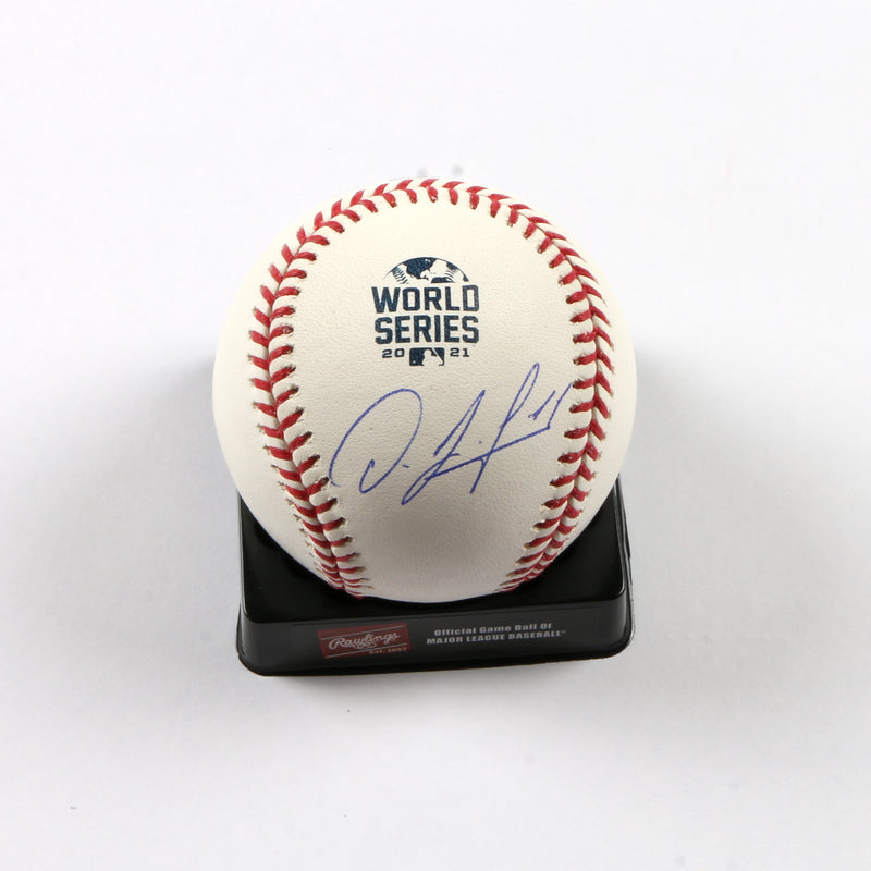 Orlando Arcia Signed Official 2021 World Series Baseball Atlanta Braves