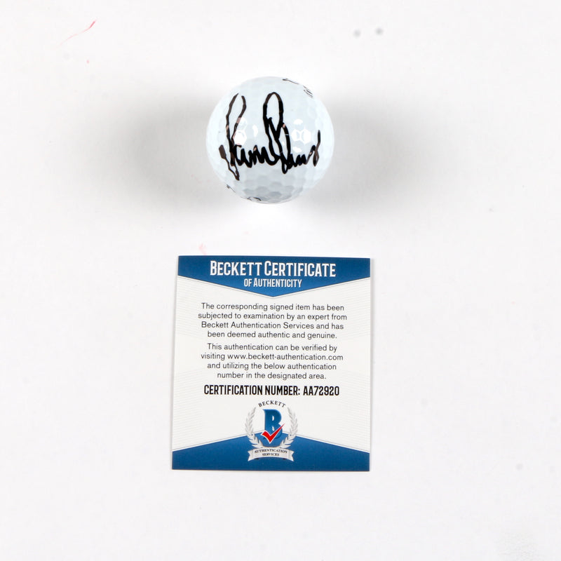Sam Burns signed Golf Ball Autograph Beckett