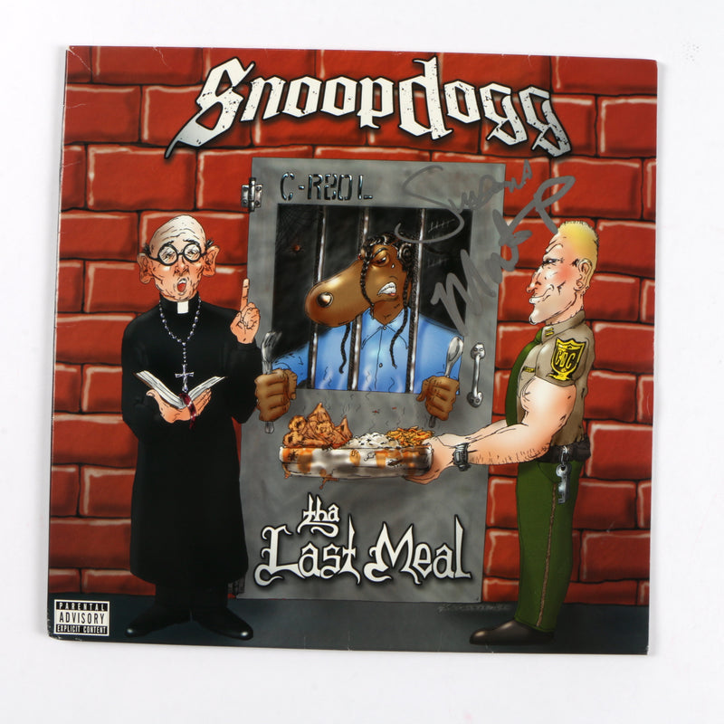 Snoop Dogg Signed The Last Meal Vinyl Cover