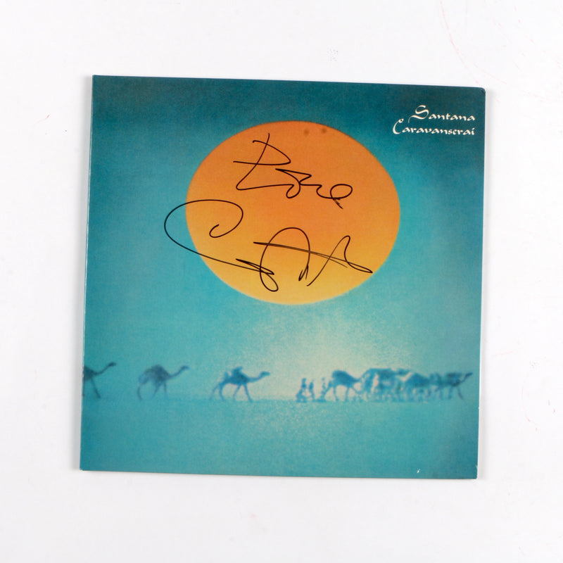 Carlos Santana Signed Vinyl Caravanserai Album Vinyl Beckett