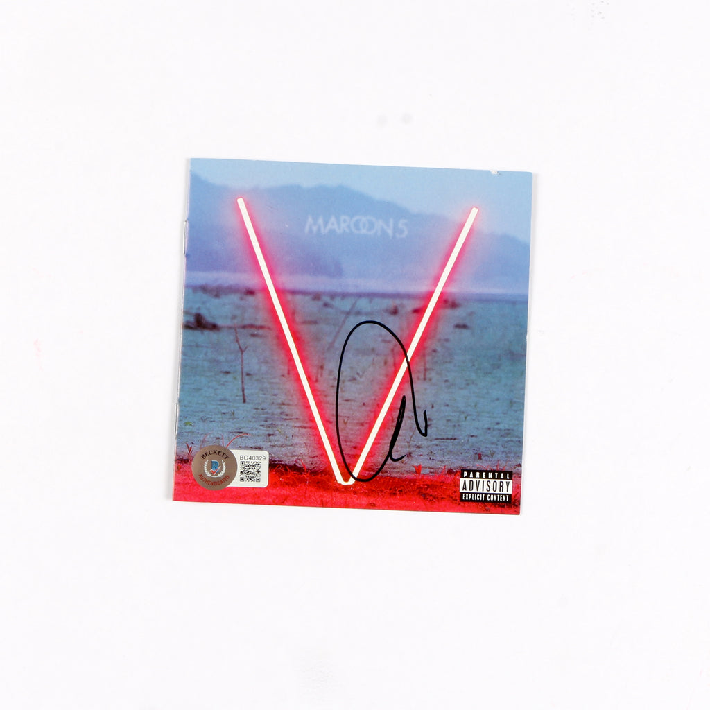 Adam Levine Signed V CD Album Cover Maroon 5