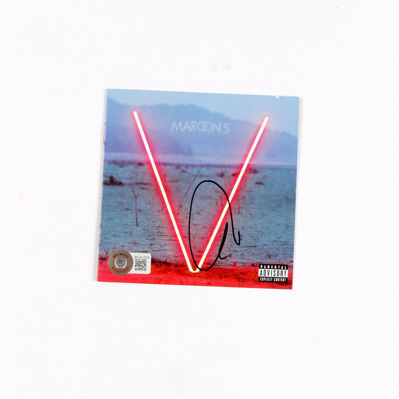 Adam Levine Signed V CD Album Cover Maroon 5