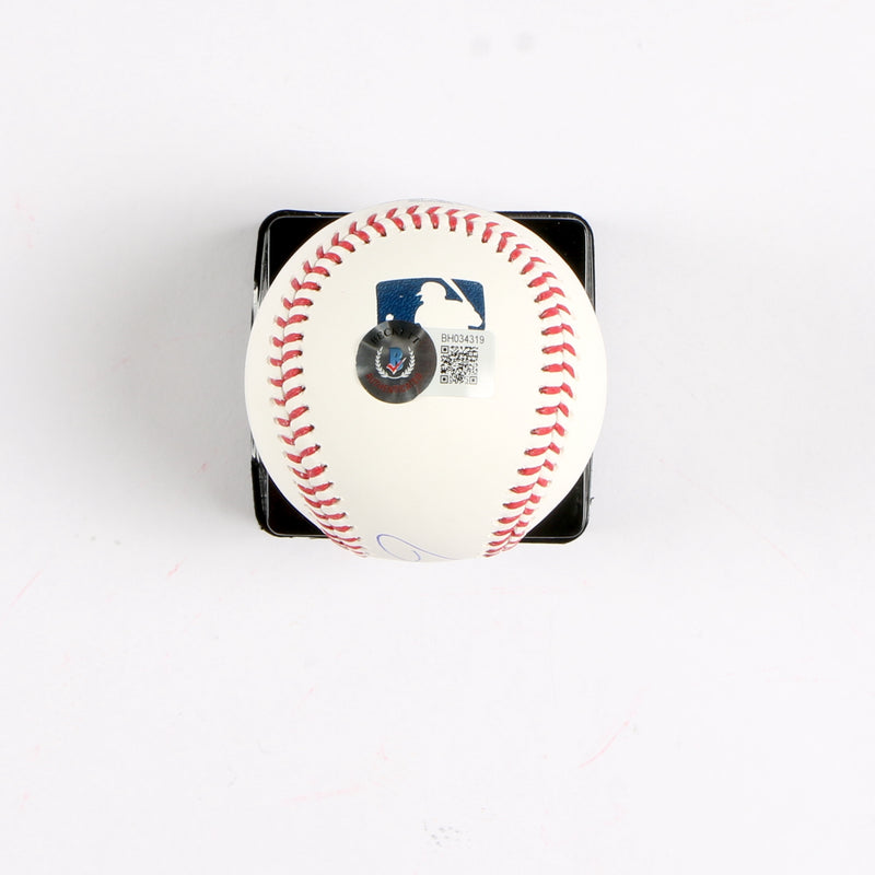 Brett Baty Signed Baseball New York Mets Beckett