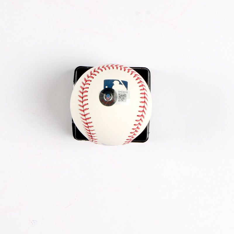 Buck Showalter Signed Baseball New York Mets Beckett