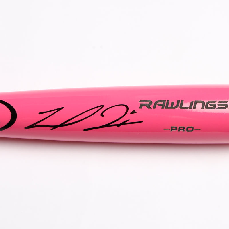 Michael Harris Signed Bat Rawlings (Pink) Atlanta Braves