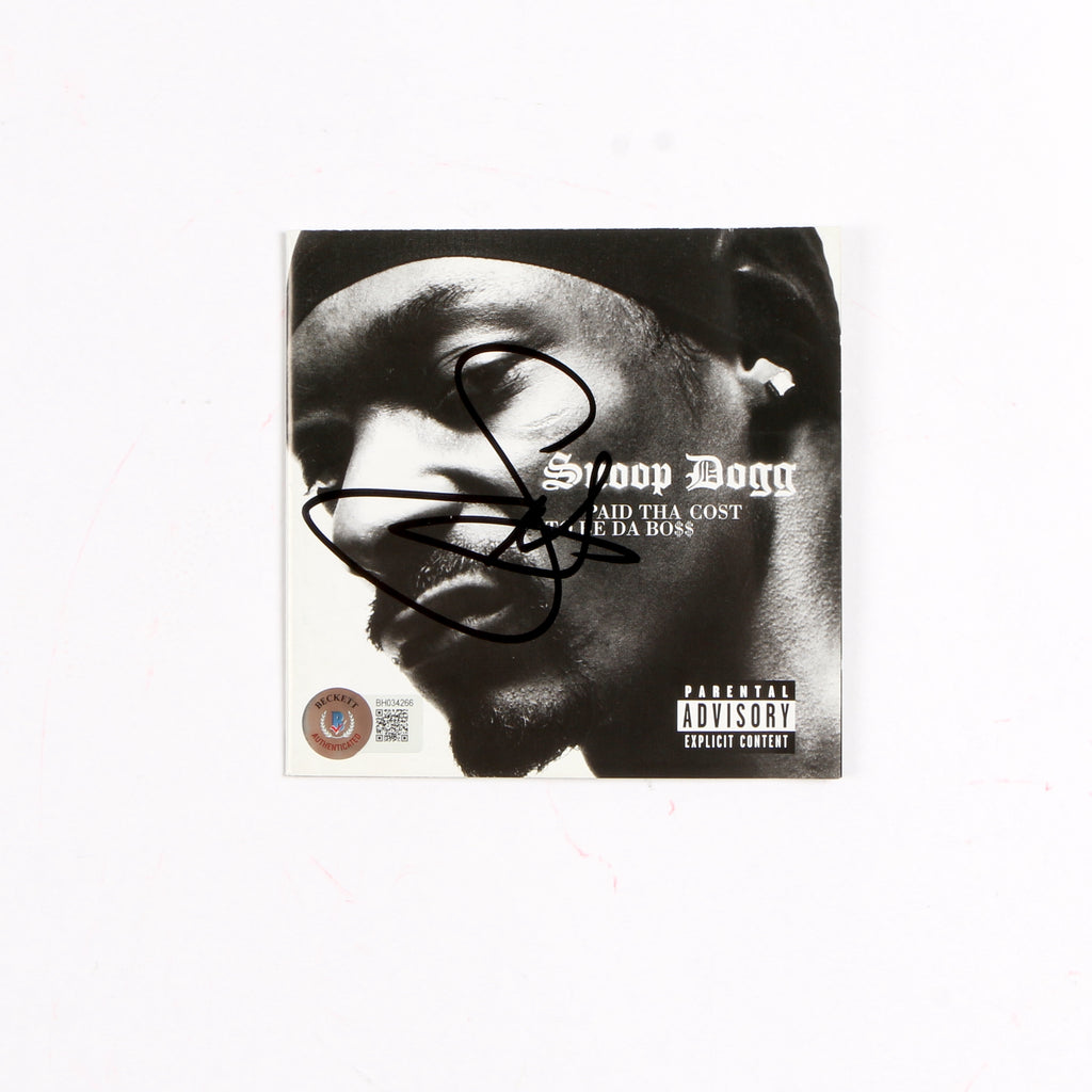 Snoop Dogg Signed Paid The Cost To Be A Boss CD Album Cover