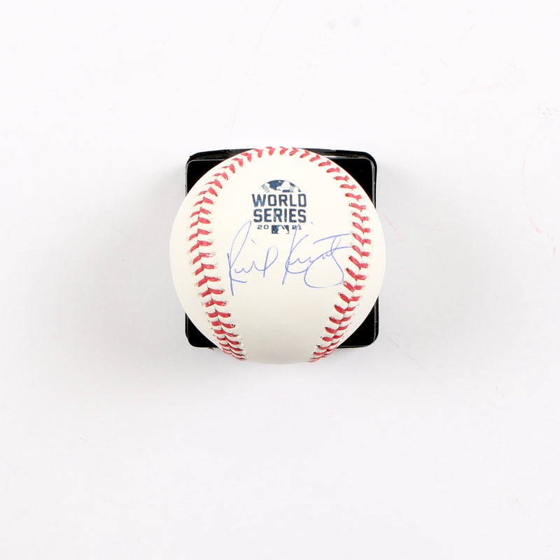 Rick Kranitz Signed Official 2021 World Series Baseball Atlanta Braves