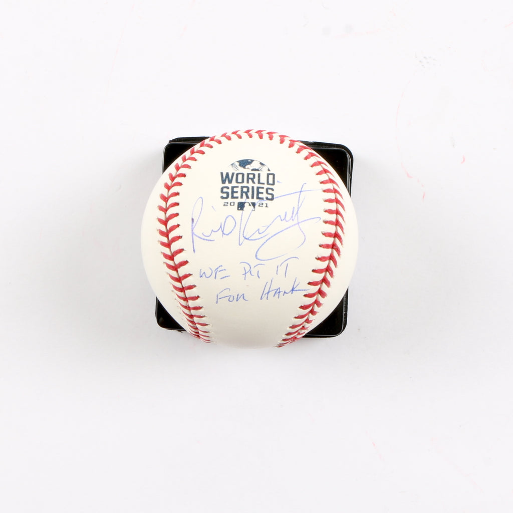 Rick Kranitz Signed Official 2021 World Series Baseball Atlanta Braves