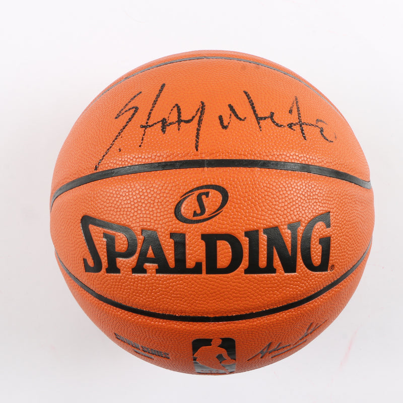 Carmelo Anthony Signed Spalding NBA Basketball Beckett COA