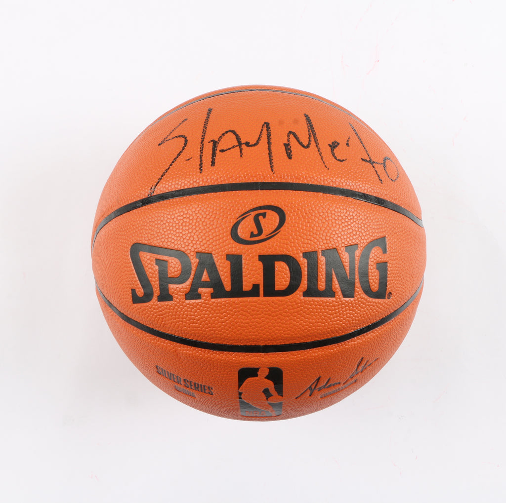 Carmelo Anthony Signed Spalding NBA Basketball Beckett COA