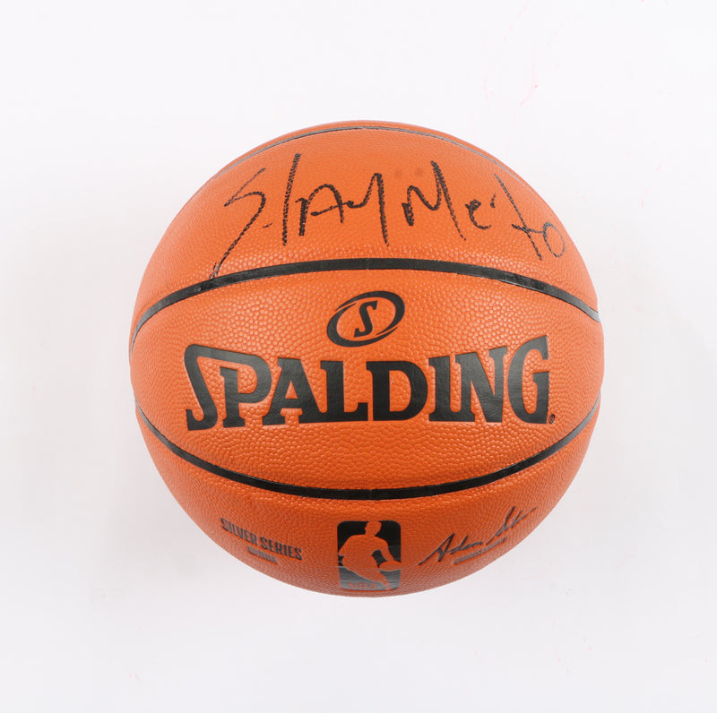 Carmelo Anthony Signed Spalding NBA Basketball Beckett COA