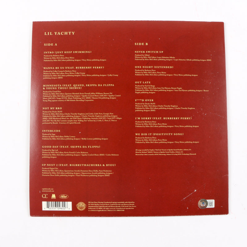 Lil Yachty Signed Vinyl Lil Boat (Red Insert Vinyl)